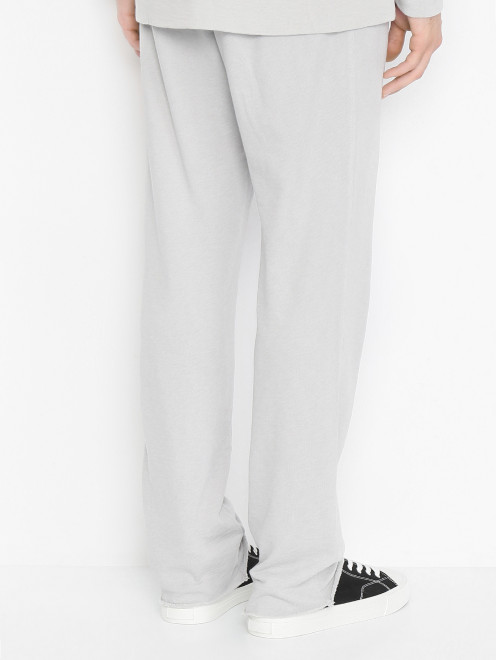 Трикотажные брюки из хлопка - МодельВерхНиз1