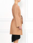 Пальто из кожи с ремнем DROMe  –  Модель Верх-Низ2