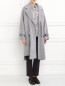 Пальто из шерсти с накладными карманами и металлической фурнитурой Barbara Bui  –  Модель Общий вид