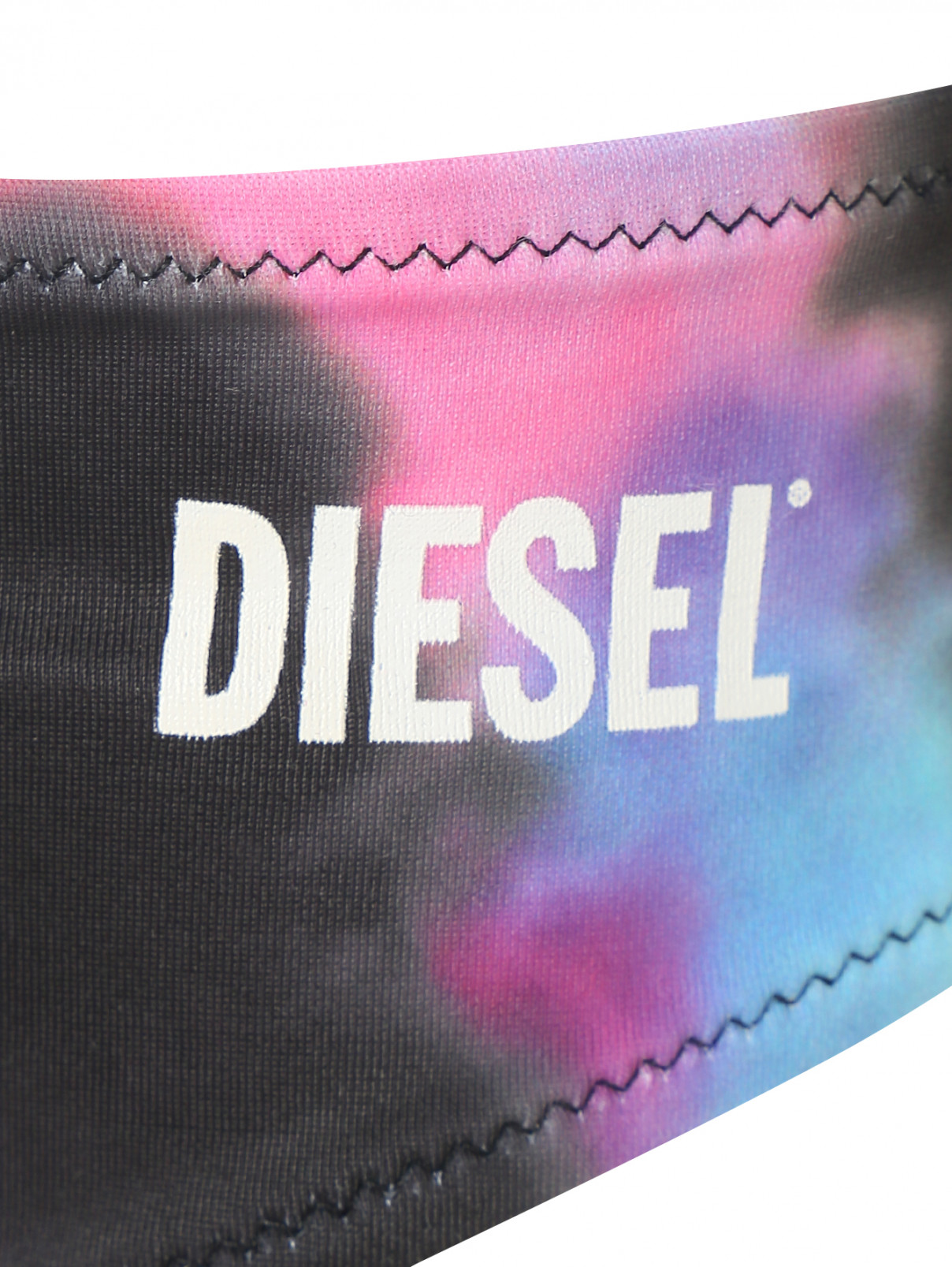 Раздельный купальник с принтом Diesel  –  Деталь1  – Цвет:  Узор