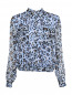 Блуза свободного кроя с узором Liu Jo  –  Общий вид