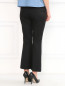 Укороченные брюки из хлопка с боковыми карманами Barbara Bui  –  Модель Верх-Низ1