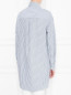 Удлиненная рубашка из хлопка с узором "полоска" Alysi  –  МодельВерхНиз1