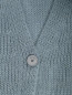 Удлиненный кардиган из мохера крупной вязки Max&Co  –  Деталь