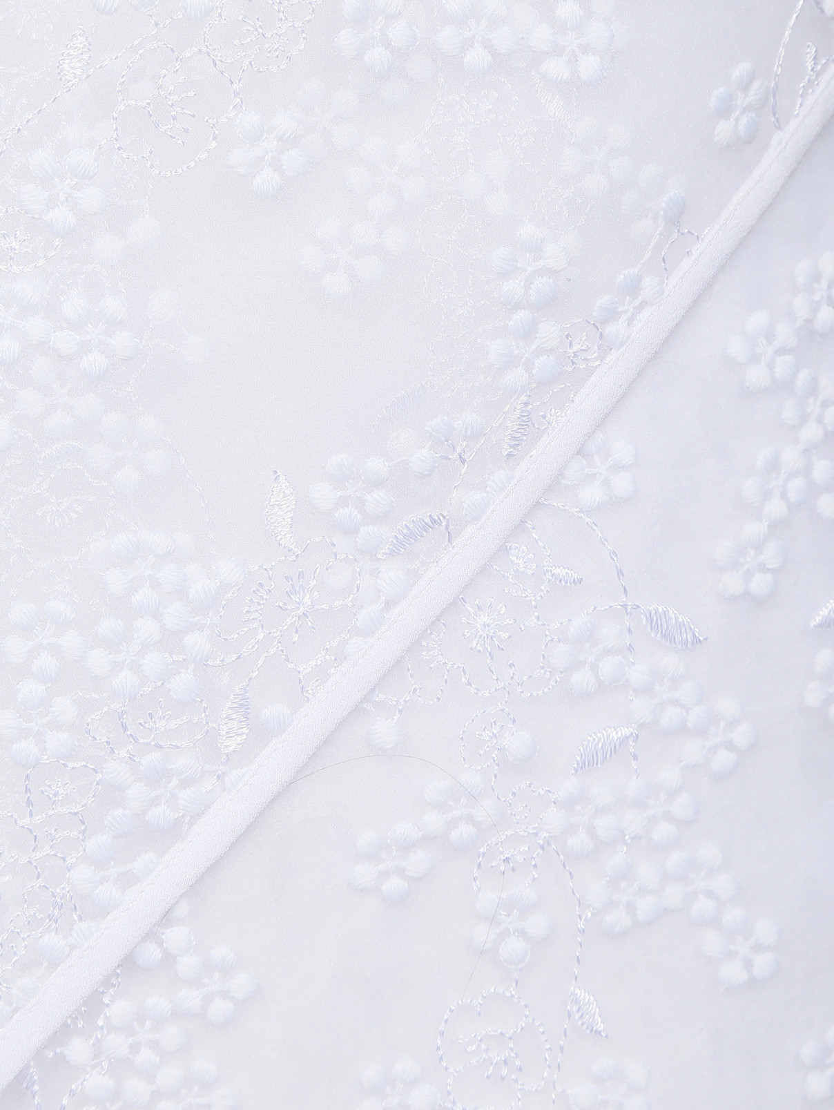 Юбка-мини с вышивкой и пайетками Carven  –  Деталь1  – Цвет:  Белый