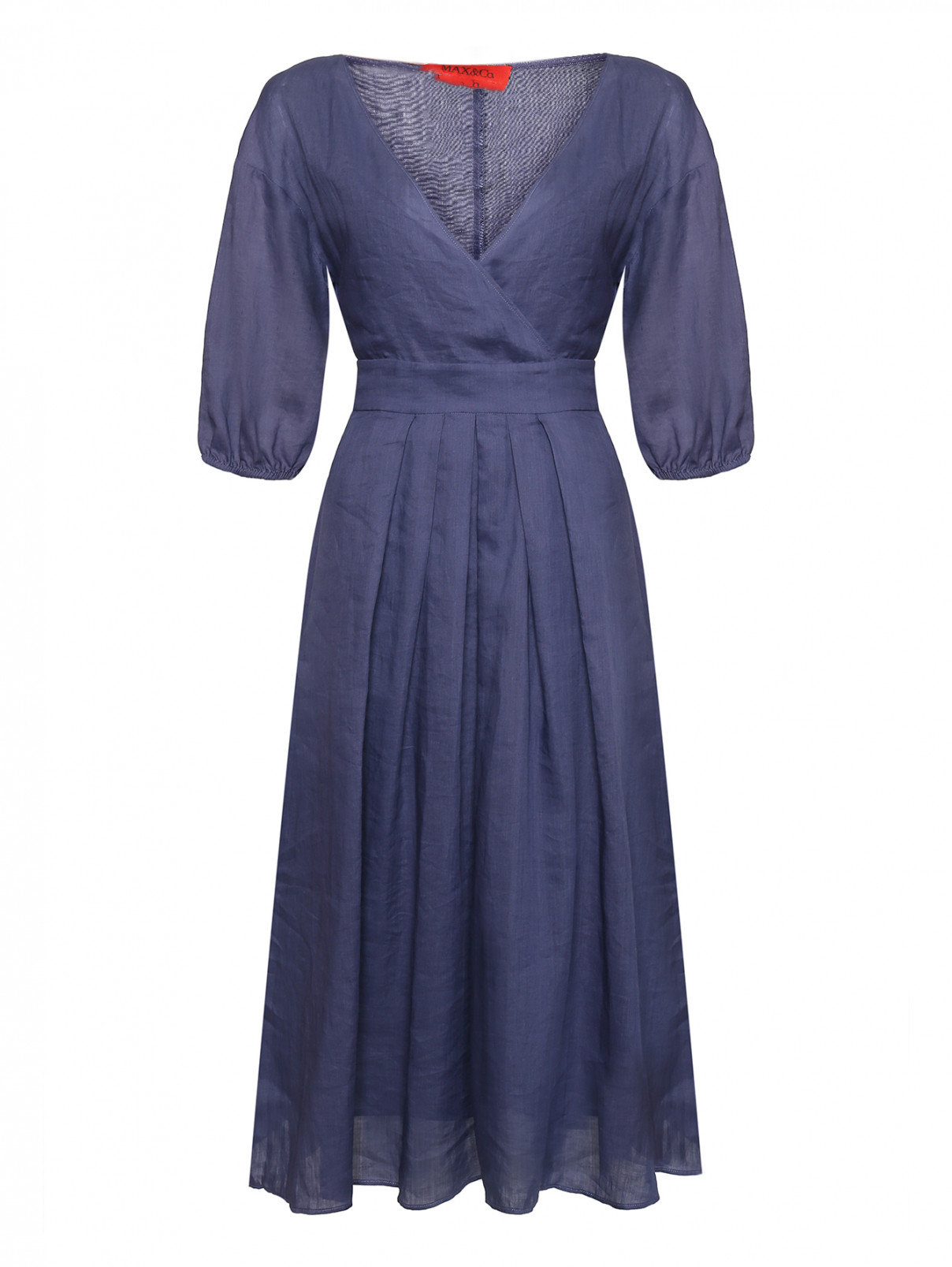 Платье из льна с рукавами 3/4 Max&Co  –  Общий вид