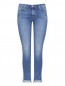 Укороченные джинсы с контрастной отделкой J Brand  –  Общий вид
