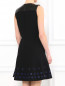 Платье-мини из кожи с контрастной фурнитурой Barbara Bui  –  Модель Верх-Низ1