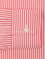 Рубашка из хлопка свободного кроя с узором полоска Calvin Klein  –  Деталь1