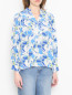 Блуза с узором свободного кроя Suncoo  –  МодельВерхНиз