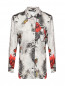 Блуза с узором на пуговицах Marina Rinaldi  –  Общий вид