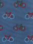Галстук с узором "велосипеды" на застежке Paul Smith Junior  –  Деталь