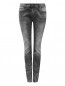 Узкие джинсы с потертостями Emporio Armani  –  Общий вид