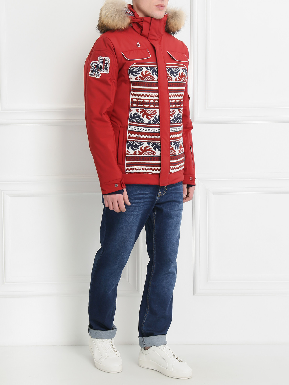 Куртка горнолыжная мужская BOSCO  –  Модель Общий вид  – Цвет:  Красный