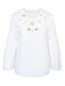 Блуза из хлопка с металлической фурнитурой Michael by Michael Kors  –  Общий вид