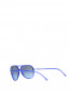 Солнцезащитные очки "авиатор" в пластиковой контрастной оправе Chanel  –  Обтравка2