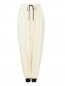 Брюки из шерсти на резинке с узором "полоска" Jean Paul Gaultier  –  Общий вид