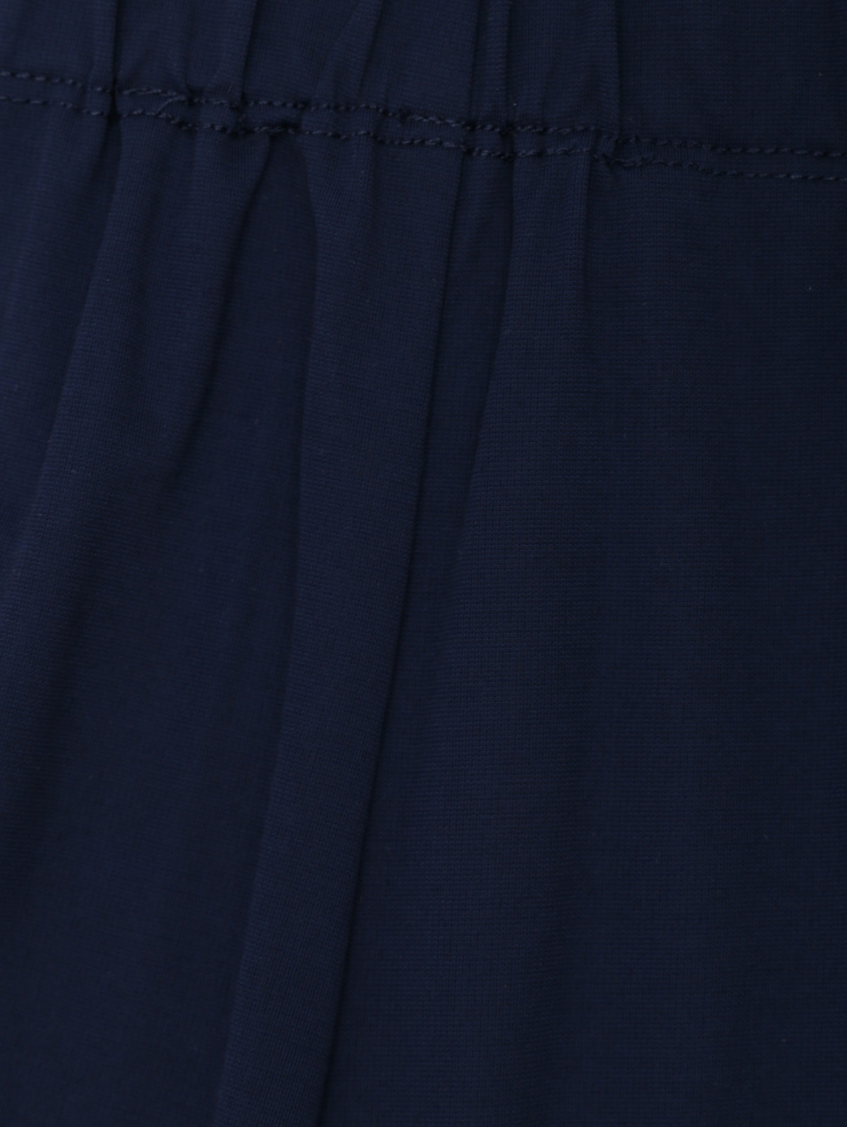 Широкие брюки из лиоцелла и вискозы Weekend Max Mara  –  Деталь  – Цвет:  Синий