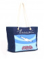 Пляжная сумка с аппликацией BOSCO  –  Обтравка1