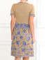 Трикотажное платье с вышивкой Alberta Ferretti  –  Модель Верх-Низ1