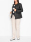 Стеганая куртка с накладными карманами Marina Rinaldi  –  МодельОбщийВид