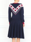Трикотажное платье с юбкой-солнце BOSCO  –  Модель Верх-Низ1