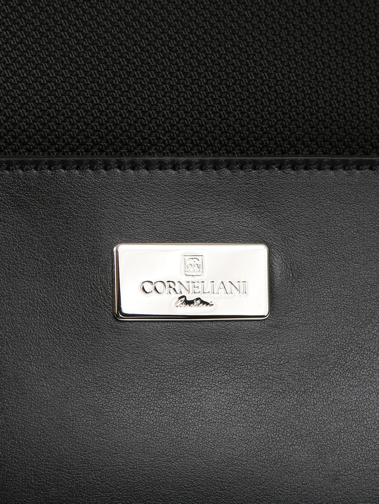 Рюкзак из фактурной ткани Corneliani  –  Деталь  – Цвет:  Черный