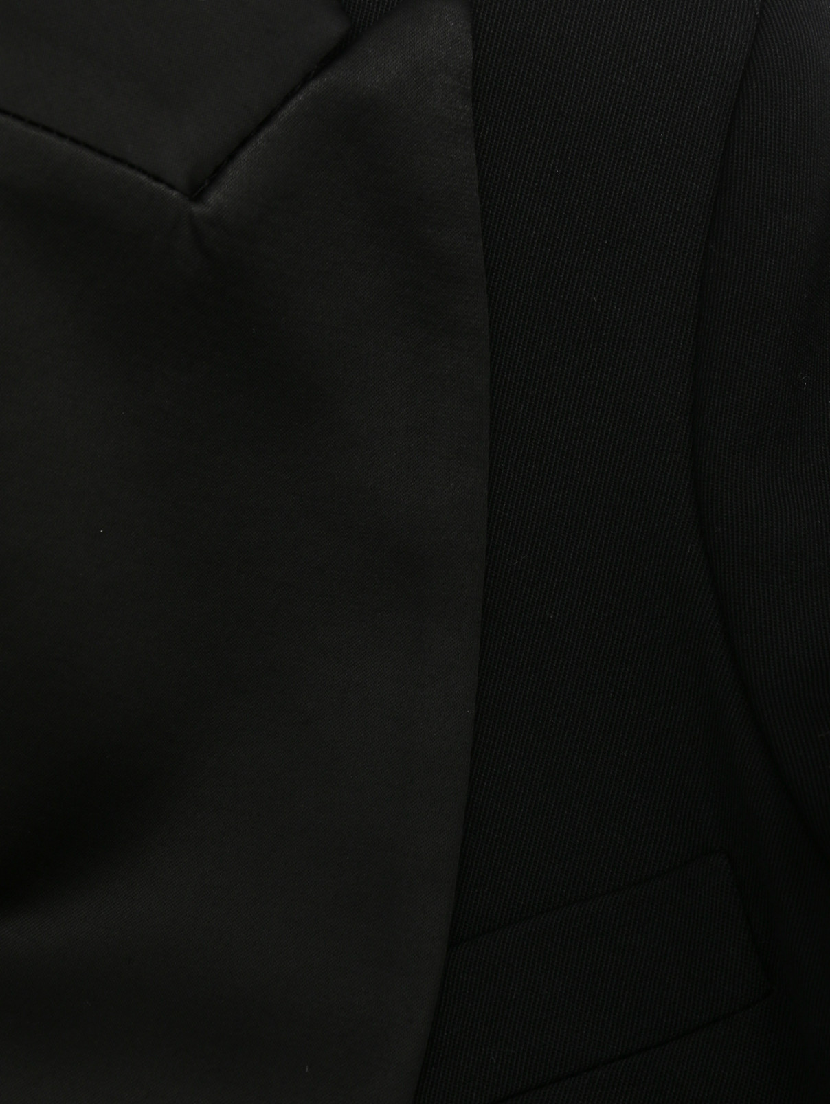 Пальто из шерсти свободного кроя J.W. Anderson  –  Деталь  – Цвет:  Черный