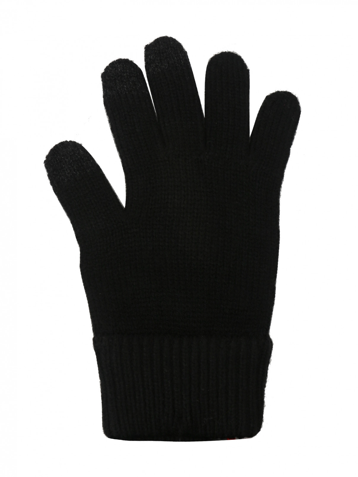 Перчатки с вышивкой Diesel  –  Обтравка1  – Цвет:  Черный