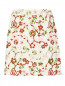 Мини юбка-трапеция с вышивкой Sage and Ivy  –  Общий вид