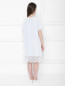 Трикотажное платье с кружевной отделкой Ermanno Scervino Junior  –  МодельВерхНиз1