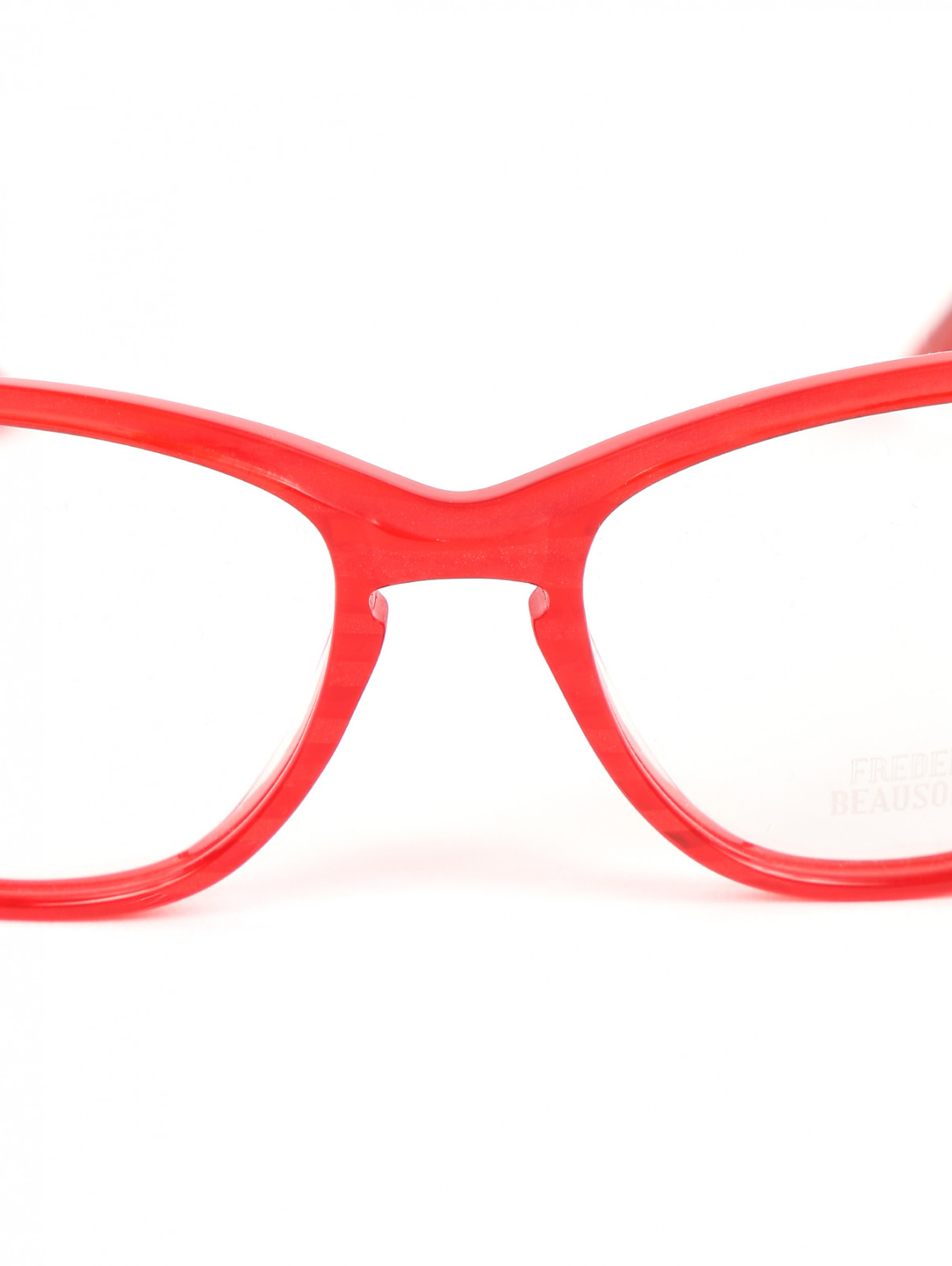 Оправа для очков из пластика Frederic Beausoleil  –  Деталь1  – Цвет:  Красный