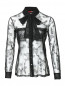 Блуза из вискозы и шелка с вышивкой Max&Co  –  Общий вид
