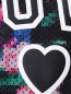 Платье-футболка с принтом Love Moschino  –  Деталь