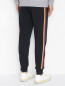 Трикотажные брюки из шерсти с карманами Paul Smith  –  МодельВерхНиз1