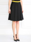 Шерстяная юбка с узором на поясе Moschino Couture  –  Модель Верх-Низ