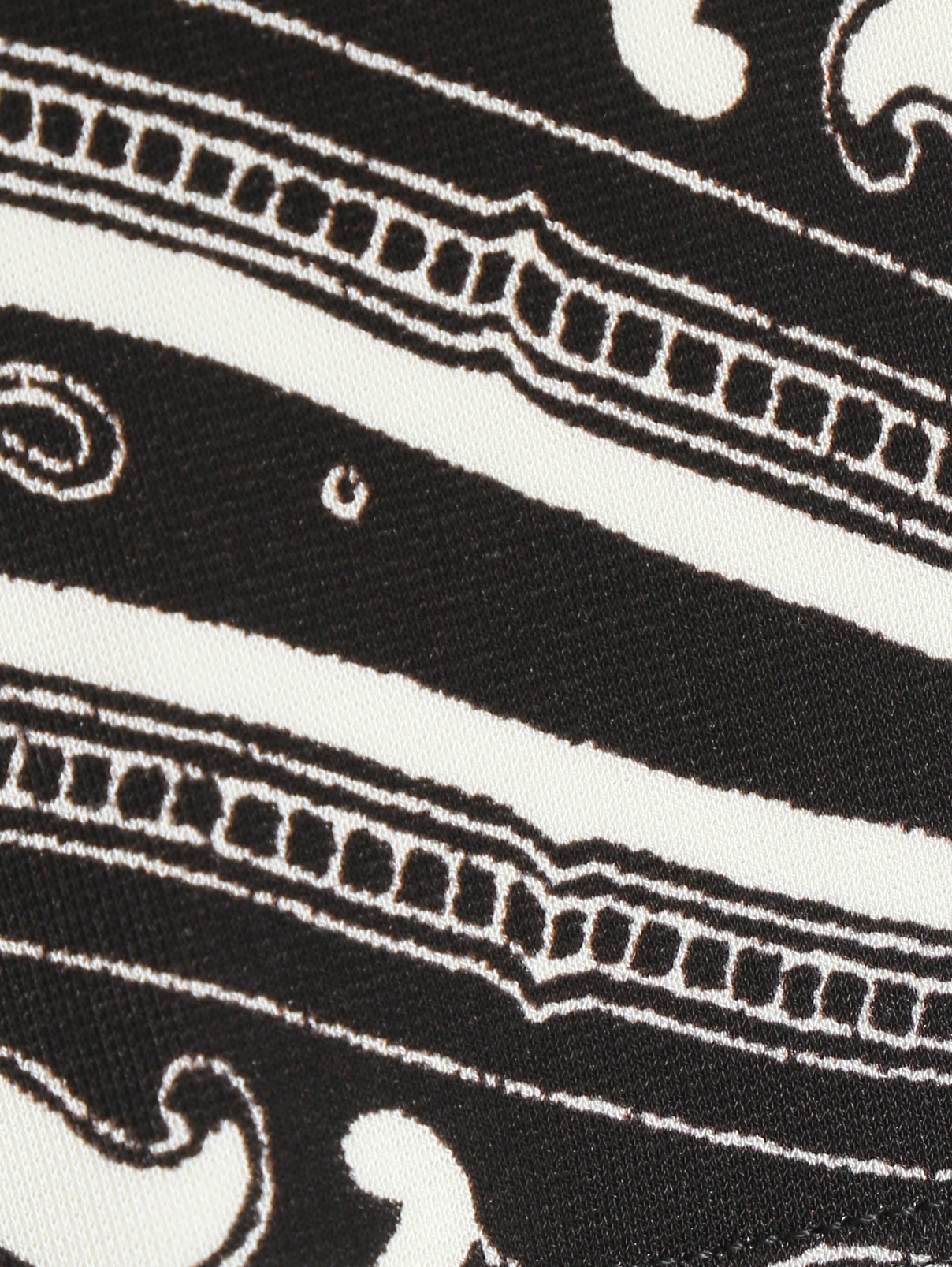 Платье из вискозы с коротким рукавом Etro  –  Деталь  – Цвет:  Черный