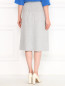 Трикотажная юбка из шерсти с боковыми карманами Joseph  –  Модель Верх-Низ1