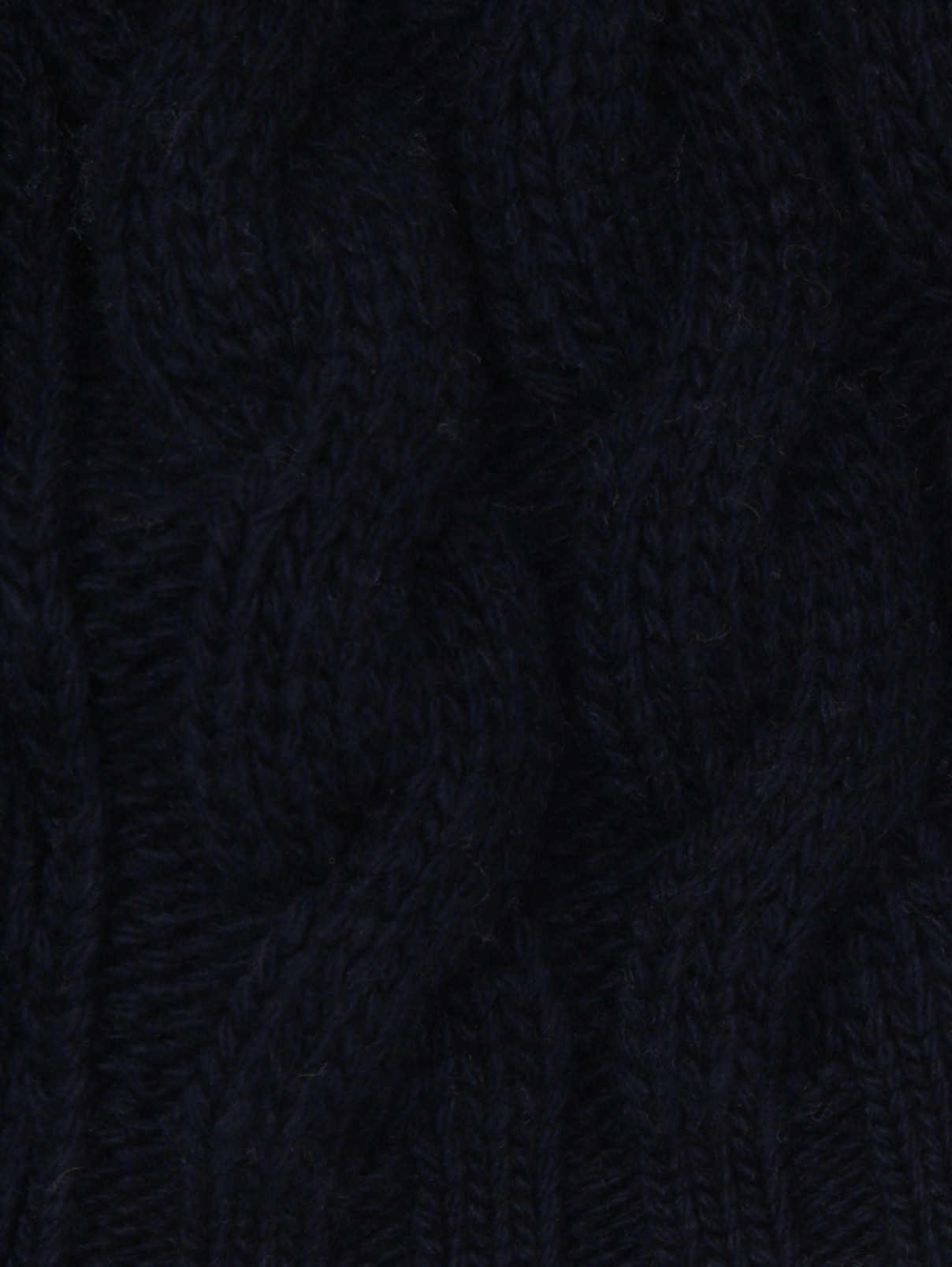 Шапка из шерсти с помпоном Il Gufo  –  Деталь  – Цвет:  Синий