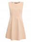 Платье-футляр из хлопка с цветочным узором Alberta Ferretti  –  Общий вид