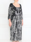 Платье с кружевными вставками Marina Rinaldi  –  Модель Верх-Низ