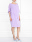 Платье прямого кроя с рукавами "фонарик" Marina Rinaldi  –  МодельОбщийВид
