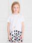 Блуза из хлопка с декоративным узлом Dolce & Gabbana  –  Модель Верх-Низ
