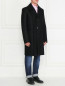 Пальто двубортное из шерсти Jean Paul Gaultier  –  Модель Общий вид