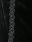 Бархатная юбка из шелка с бахромой Alberta Ferretti  –  Деталь