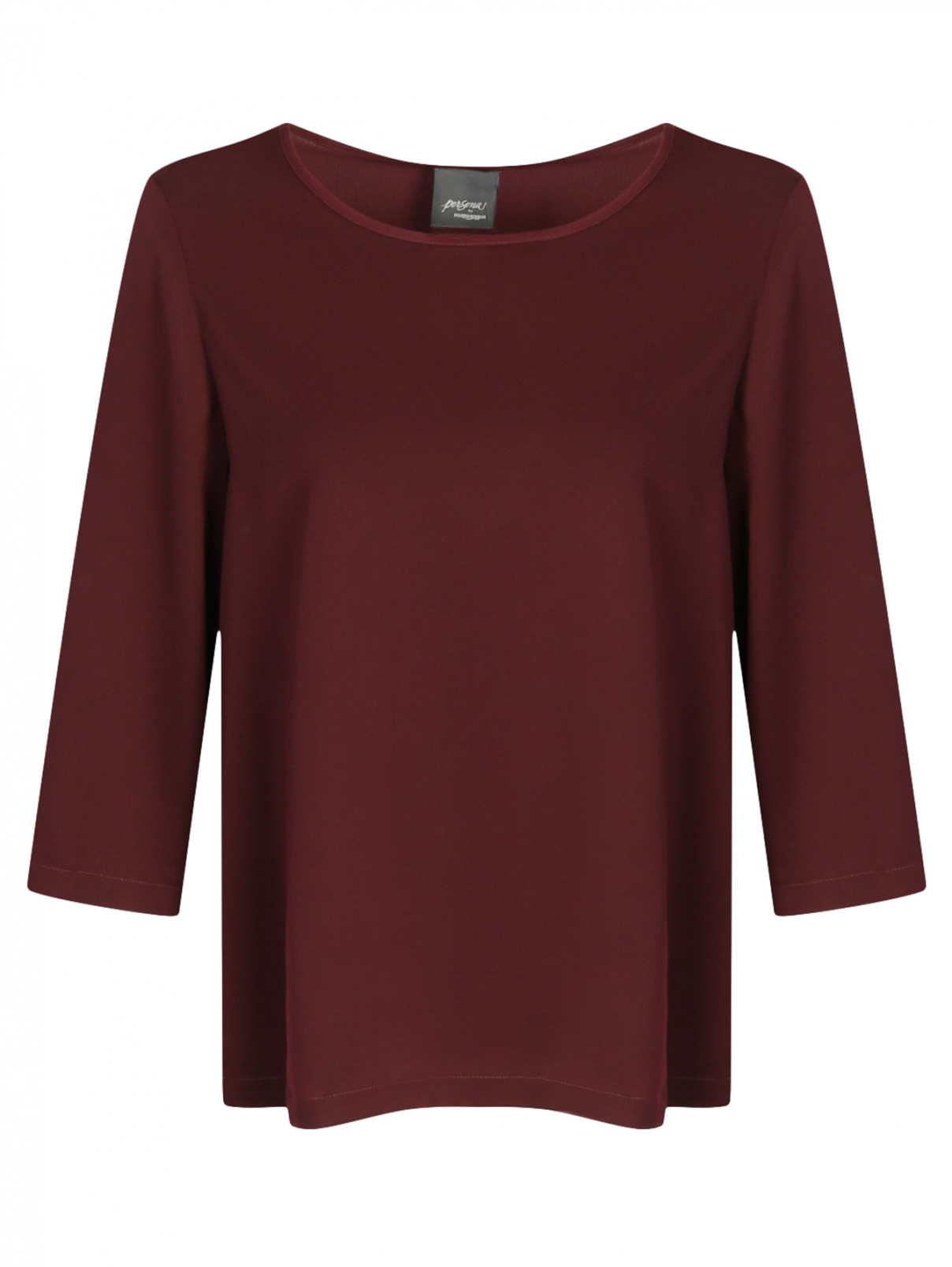 Блуза с рукавами 3/4 Persona by Marina Rinaldi  –  Общий вид  – Цвет:  Красный