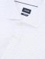 Рубашка из хлопка и льна с узором Joop  –  Деталь
