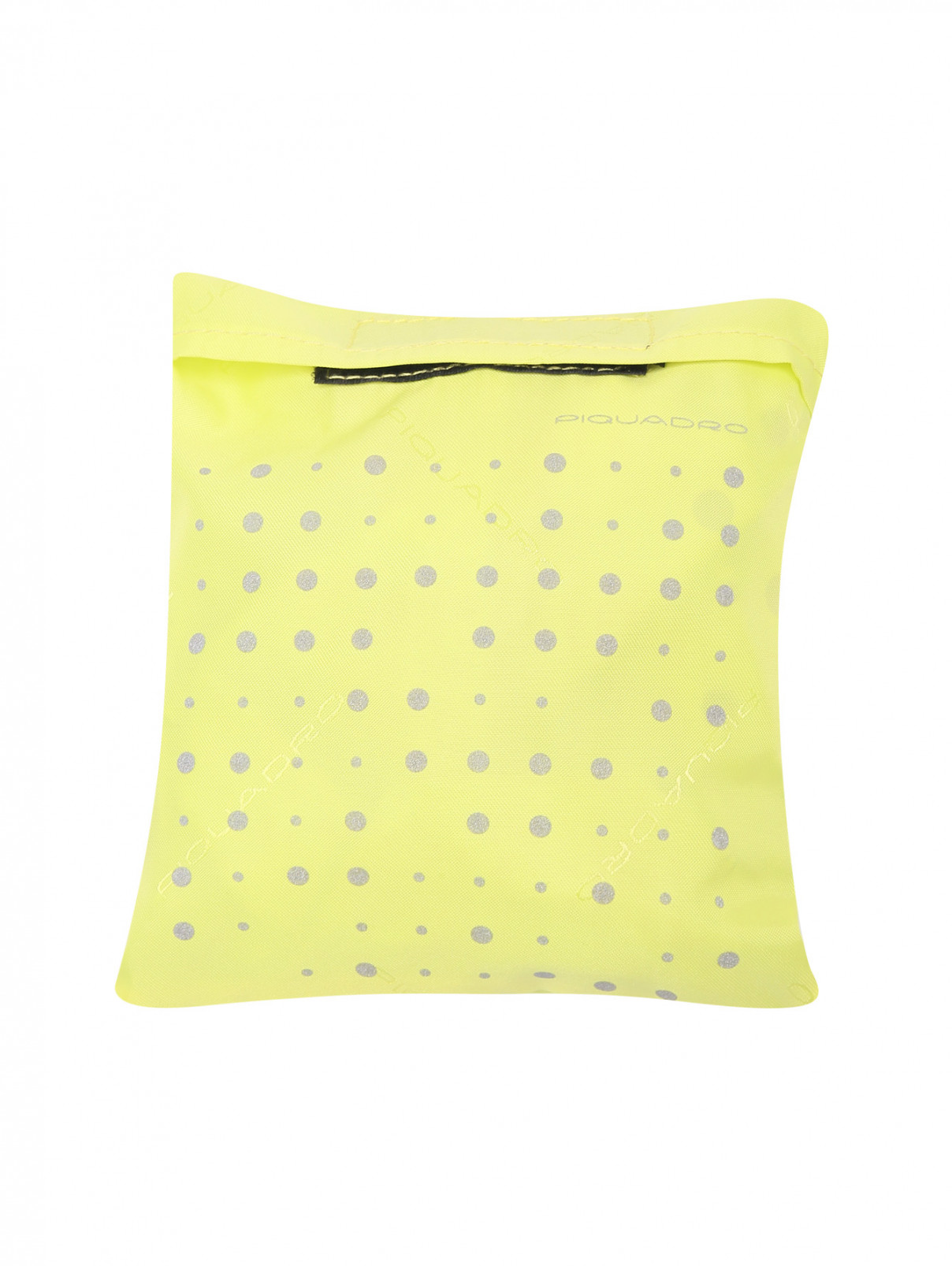 Чехол для рюкзака из текстиля с принтом Piquadro  –  Общий вид  – Цвет:  Зеленый