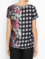 Блуза из вискозы с цветочным принтом Comma  –  МодельВерхНиз1