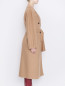 Пальто из шерсти с поясом Marina Rinaldi  –  МодельВерхНиз2